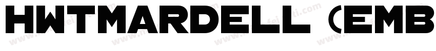 HWTMardell (Embedded字体转换